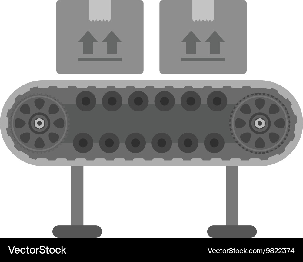 Assembly line Vector Image