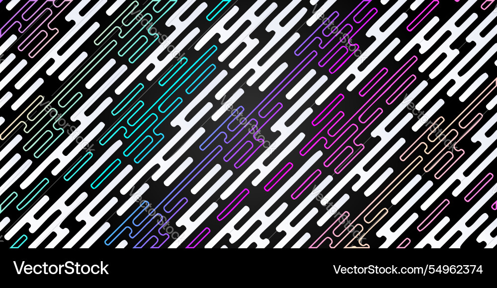 Diagonal pattern of colorful round line background Diagonal pattern of colorful round line background vector image