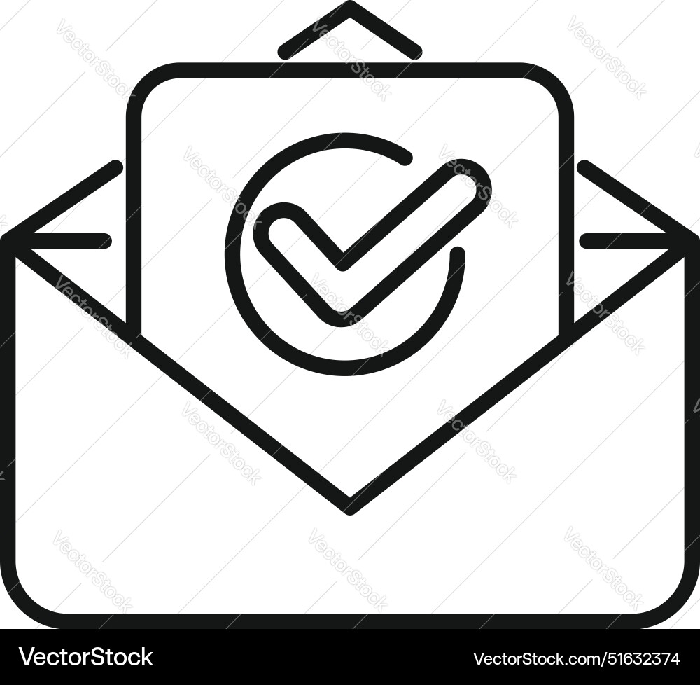 Open envelope containing document Open envelope containing document vector image