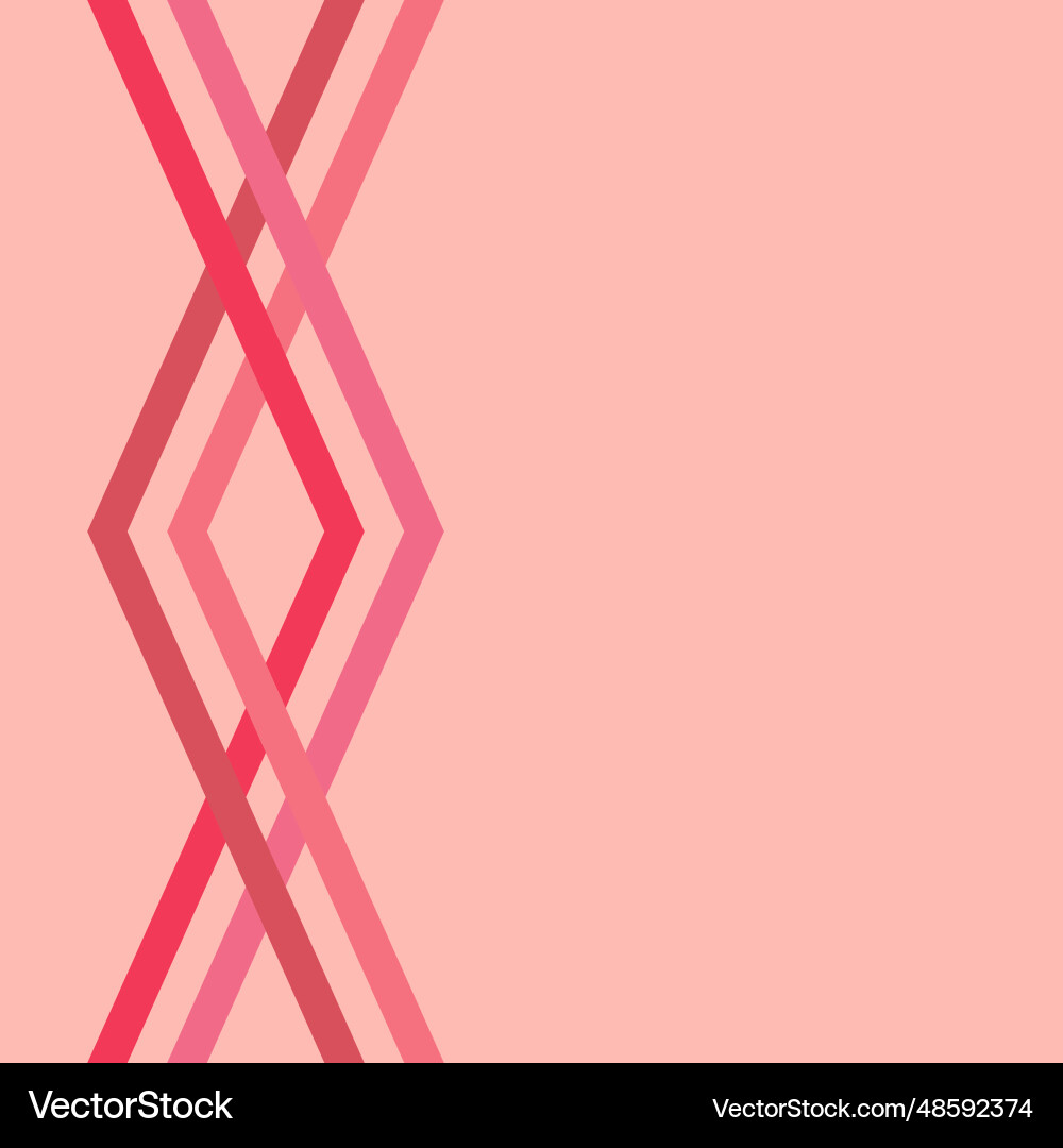 Pink and red lines pattern texture vector image