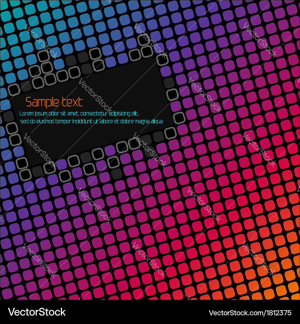 Abstract geometric background with space for text Vector Image