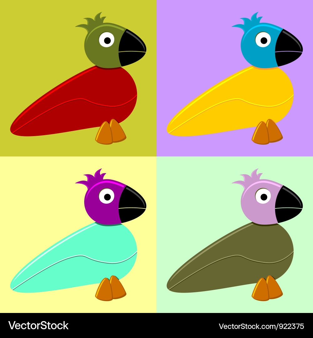 Bird background Vector Image