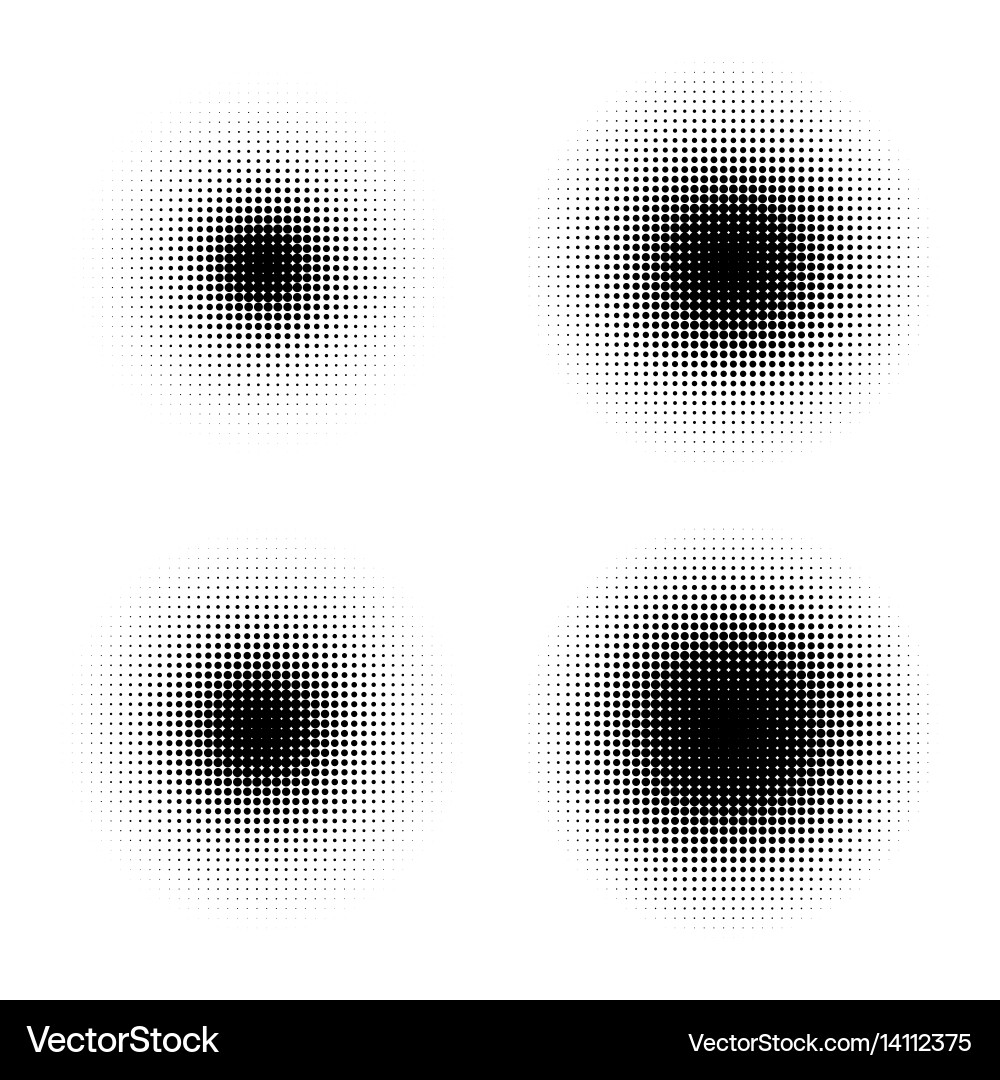 Retro style dotwork background abstract vector image