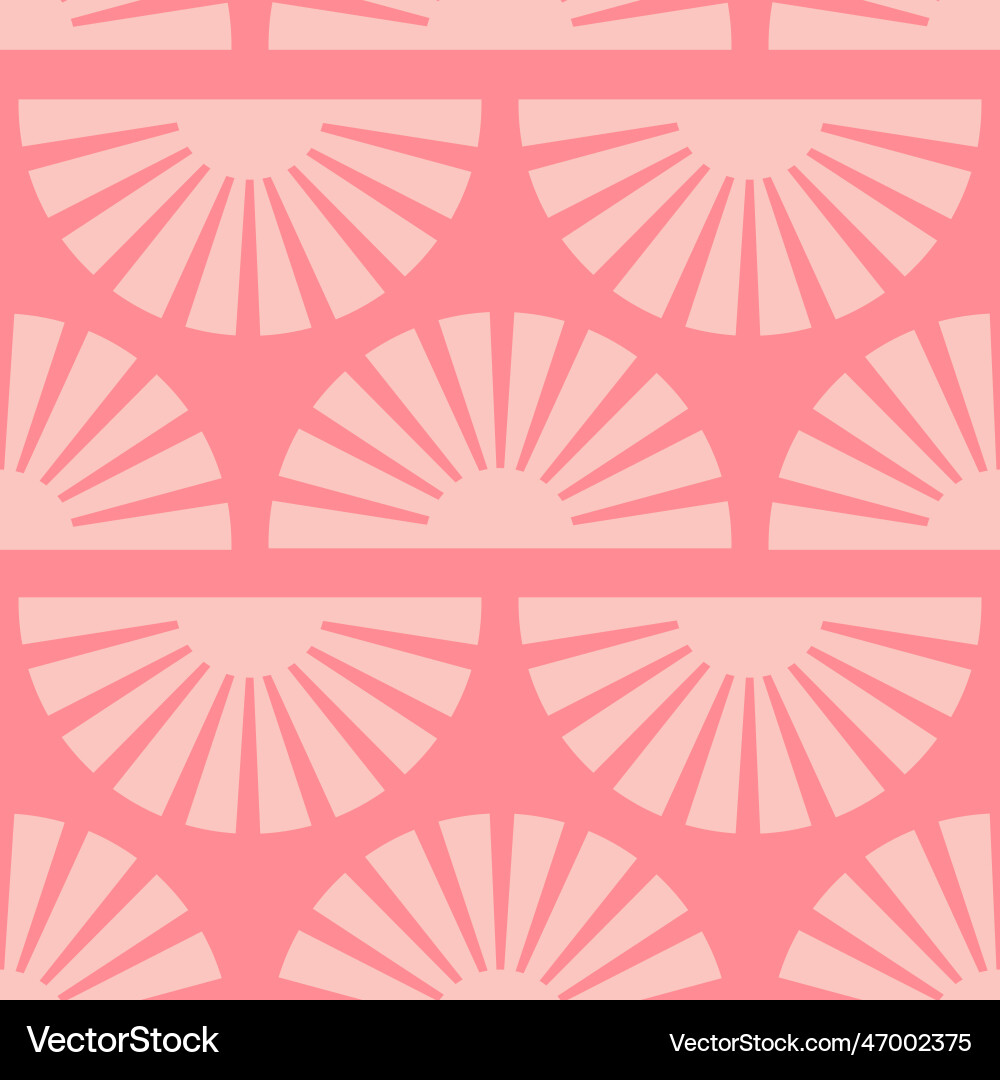 Seamless pattern with abstract shapes in pink Seamless pattern with abstract shapes in pink vector image