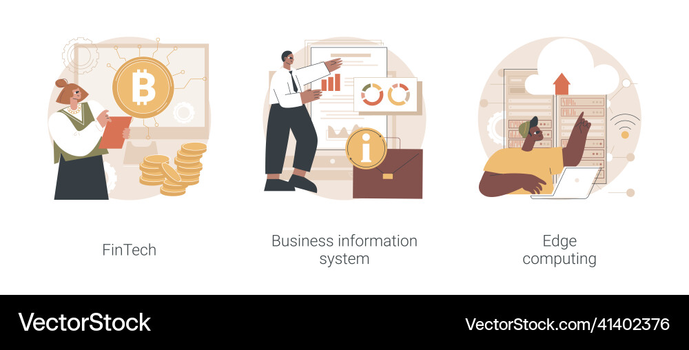 It infrastructure and technology integration It infrastructure and technology integration vector image