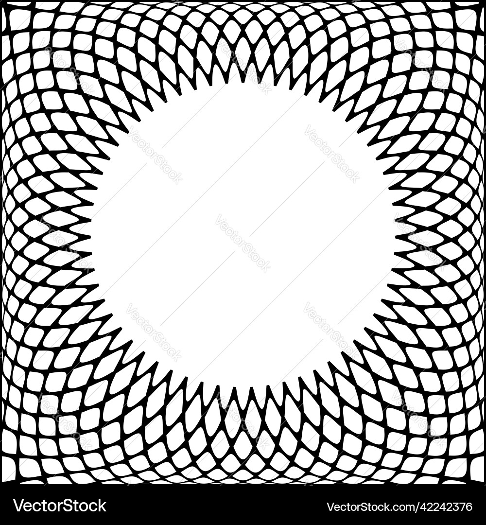 Pattern with 3d effect vector image