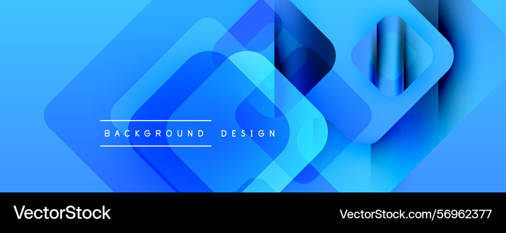 Abstract blue layers create dynamic composition Abstract blue layers create dynamic composition vector image