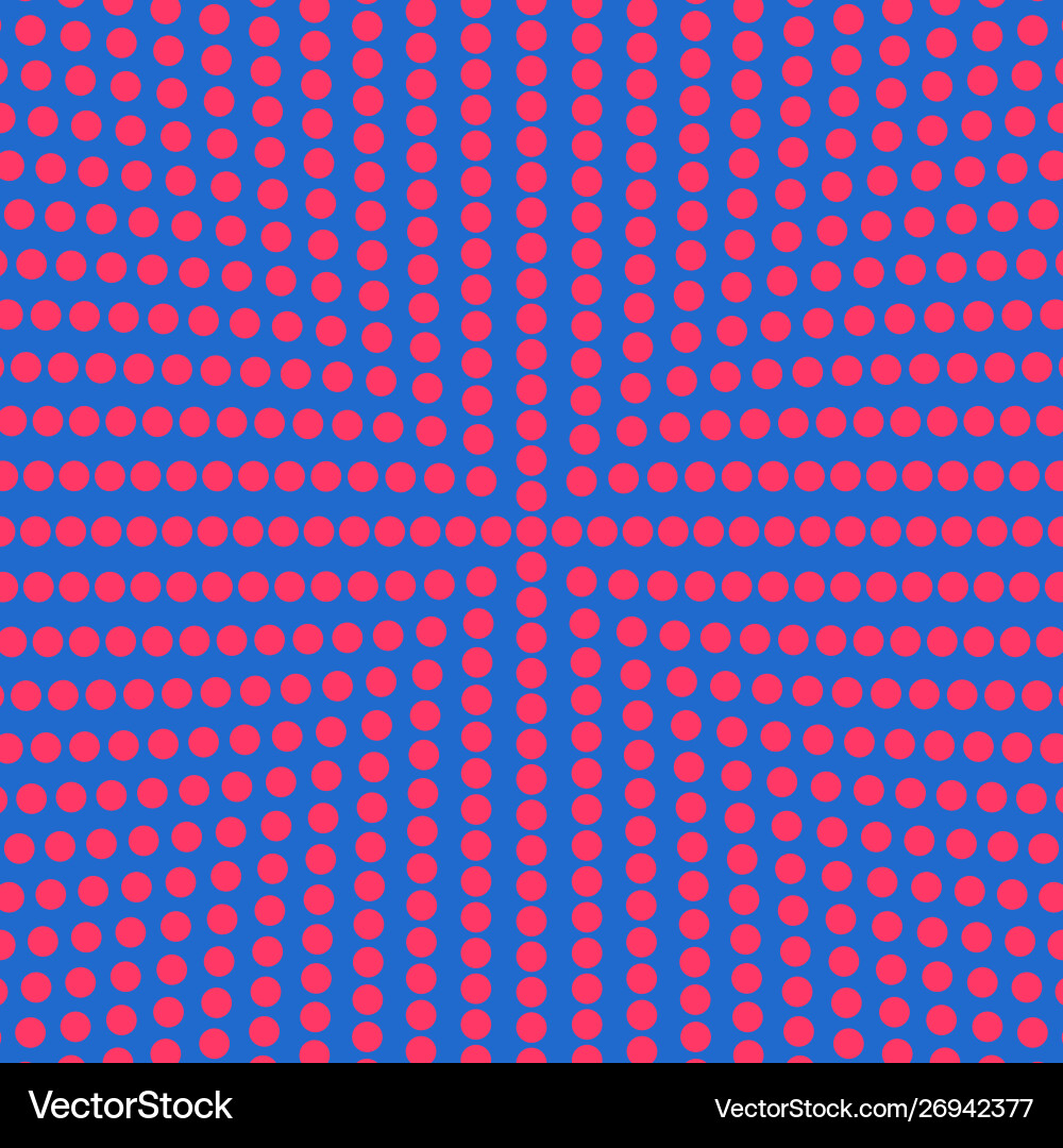 Abstract halftone retro circle pattern background vector image