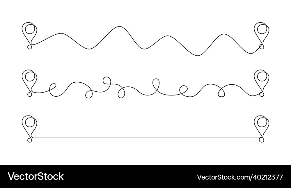 Continuous Path Network vector image