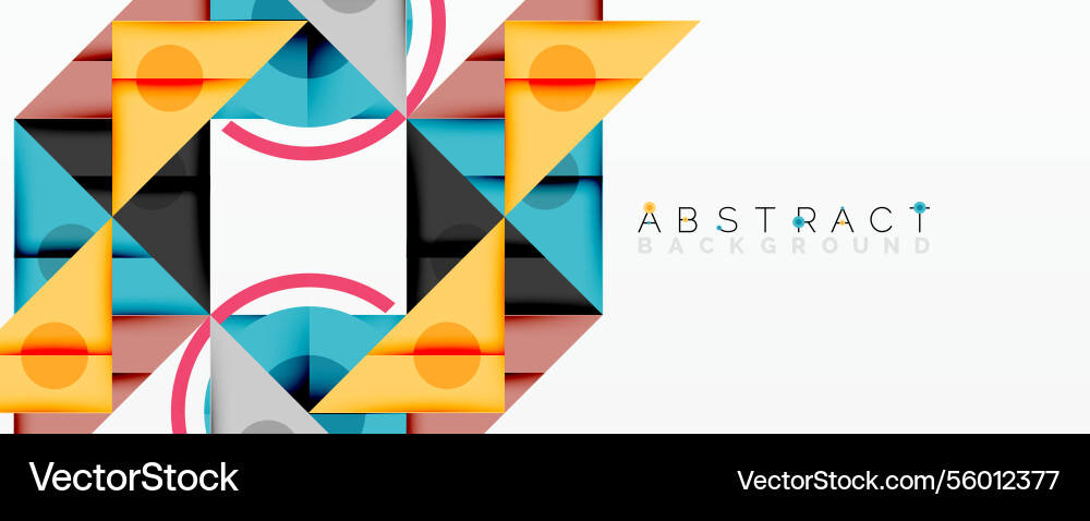 Geometric abstract design with layered triangles Geometric abstract design with layered triangles Vector Image