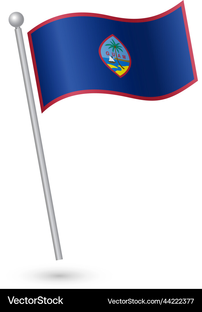 Guam flag (44222377) – Royalty-Free Vector | VectorStock