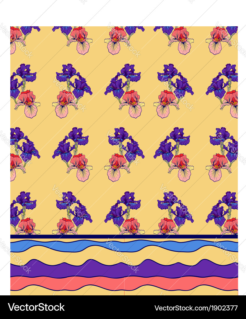 Iris pattern background Vector Image