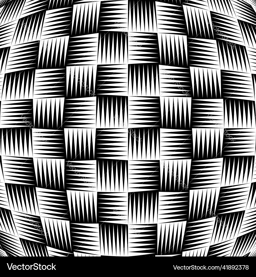 Abstract op-art edgy triangular background Vector Image