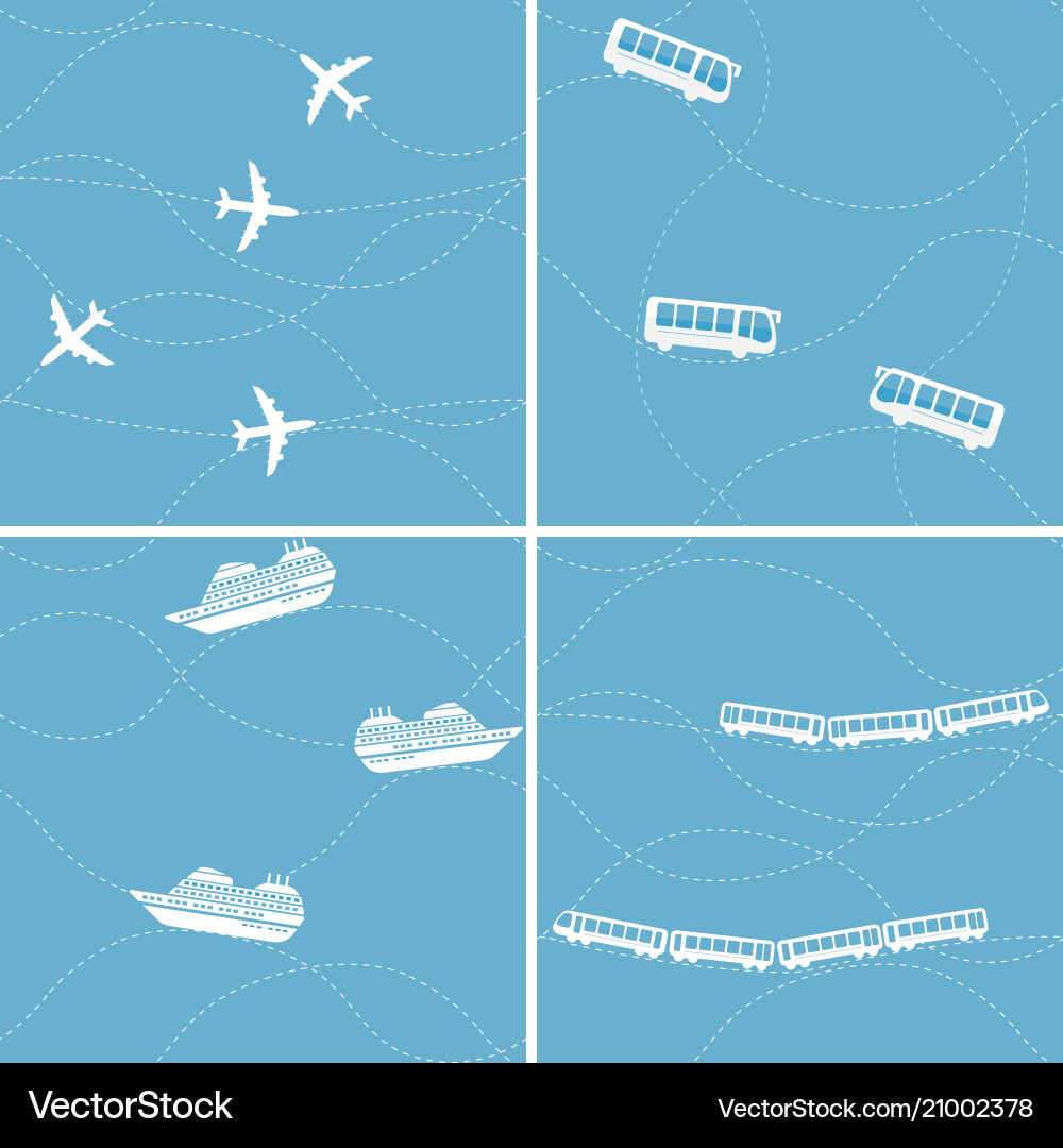 Seamless pattern set Seamless pattern set vector image