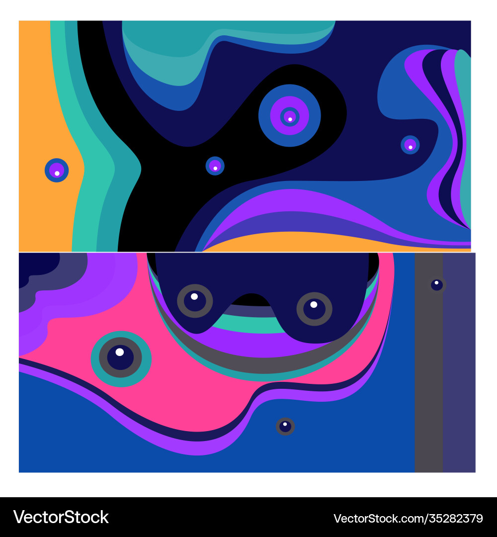 Colorful geometric and curve background pattern Colorful geometric and curve background pattern vector image