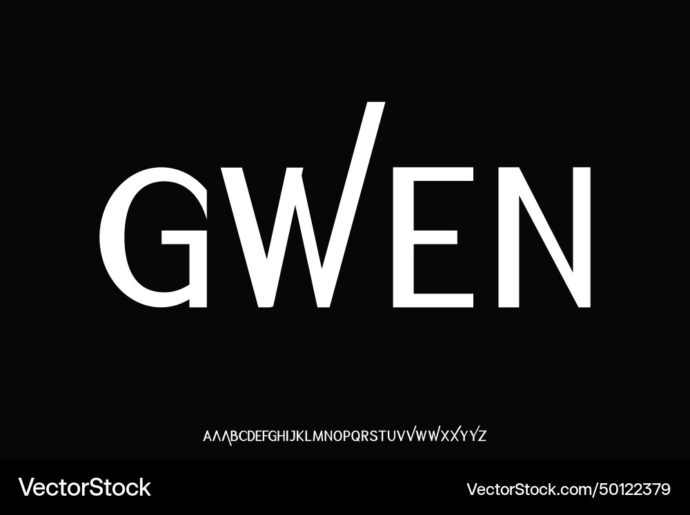 Display alphabet font design suitable Display alphabet font design suitable vector image