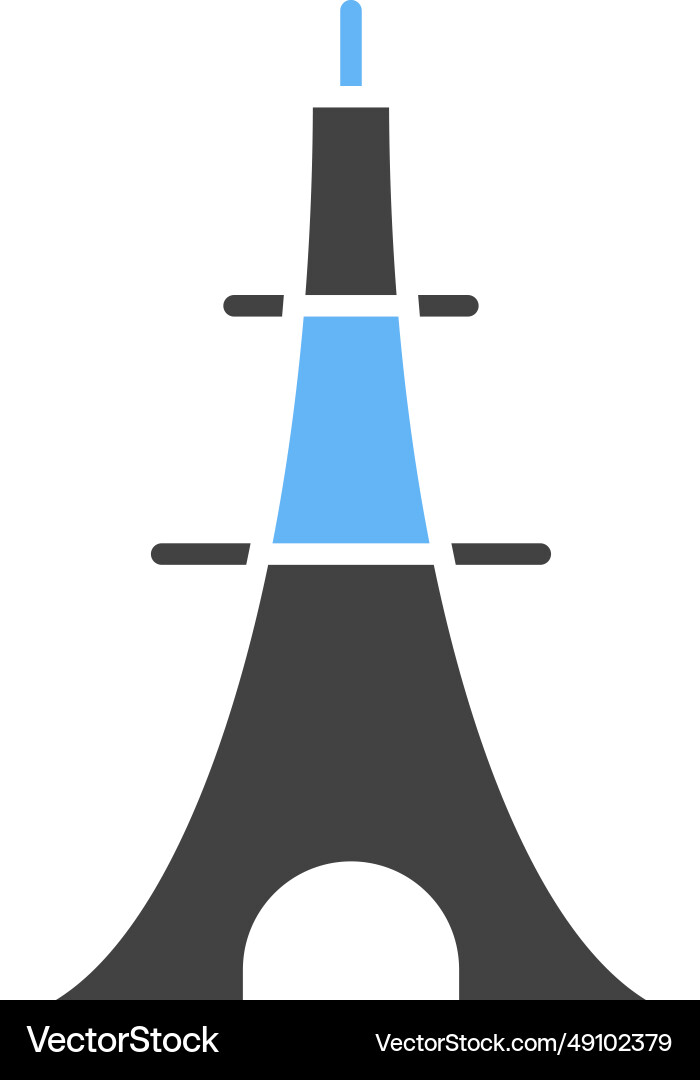 Eiffel tower icon image Vector Image