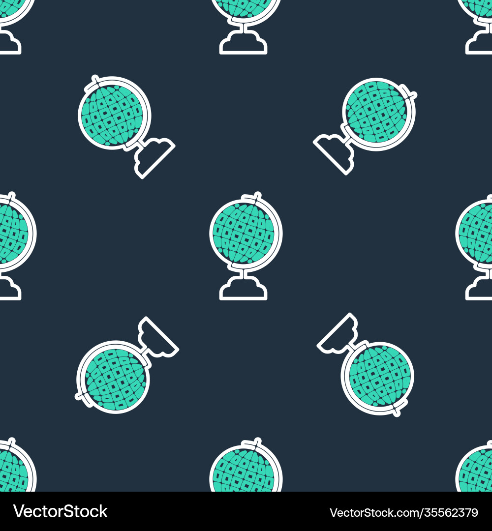 Line download inbox icon isolated seamless pattern Line download inbox icon isolated seamless pattern vector image