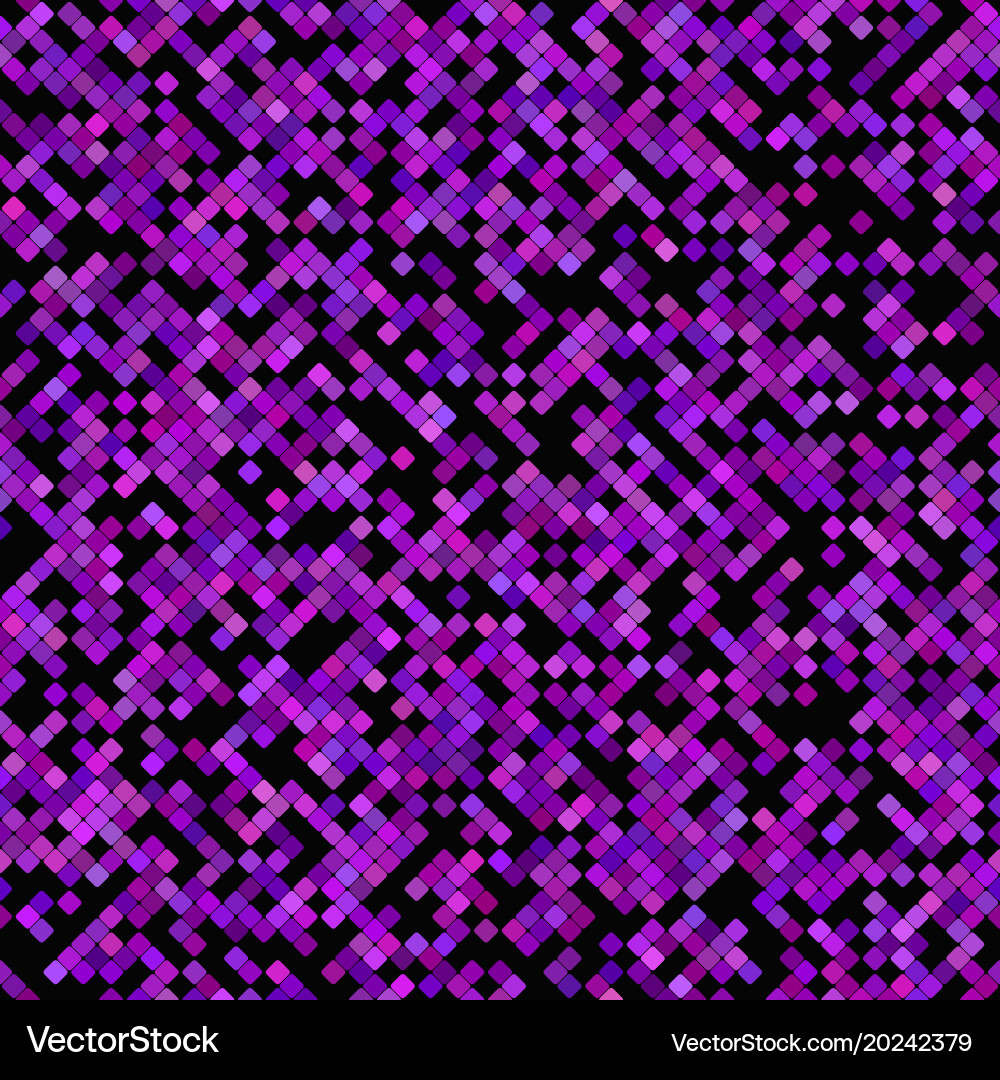 Purple seamless diagonal square pattern vector image