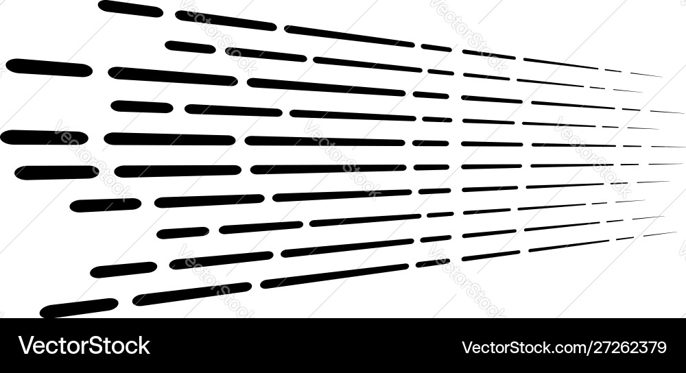 Random 3d dashed lines in perspective segmented Random 3d dashed lines in perspective segmented Vector Image