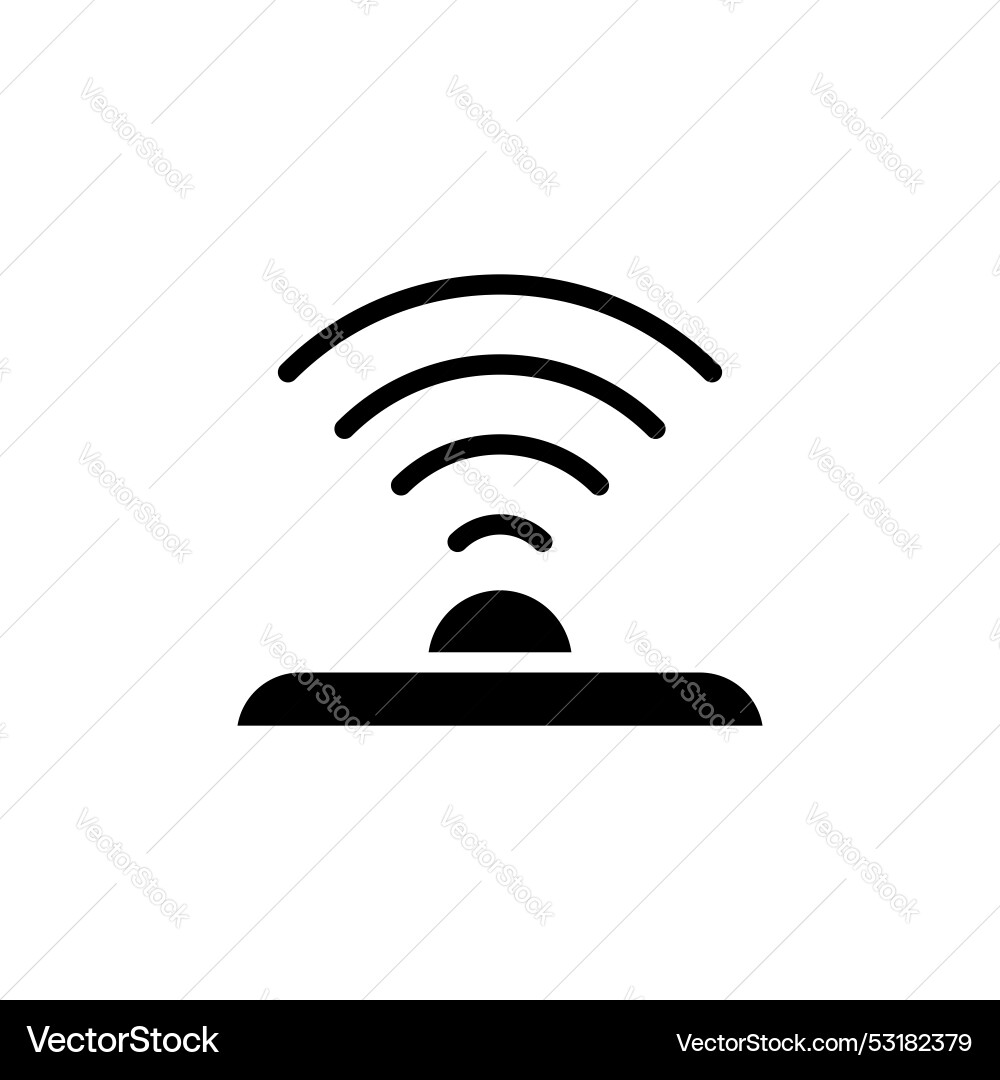 Sensor icon set security motion detector Sensor icon set security motion detector vector image