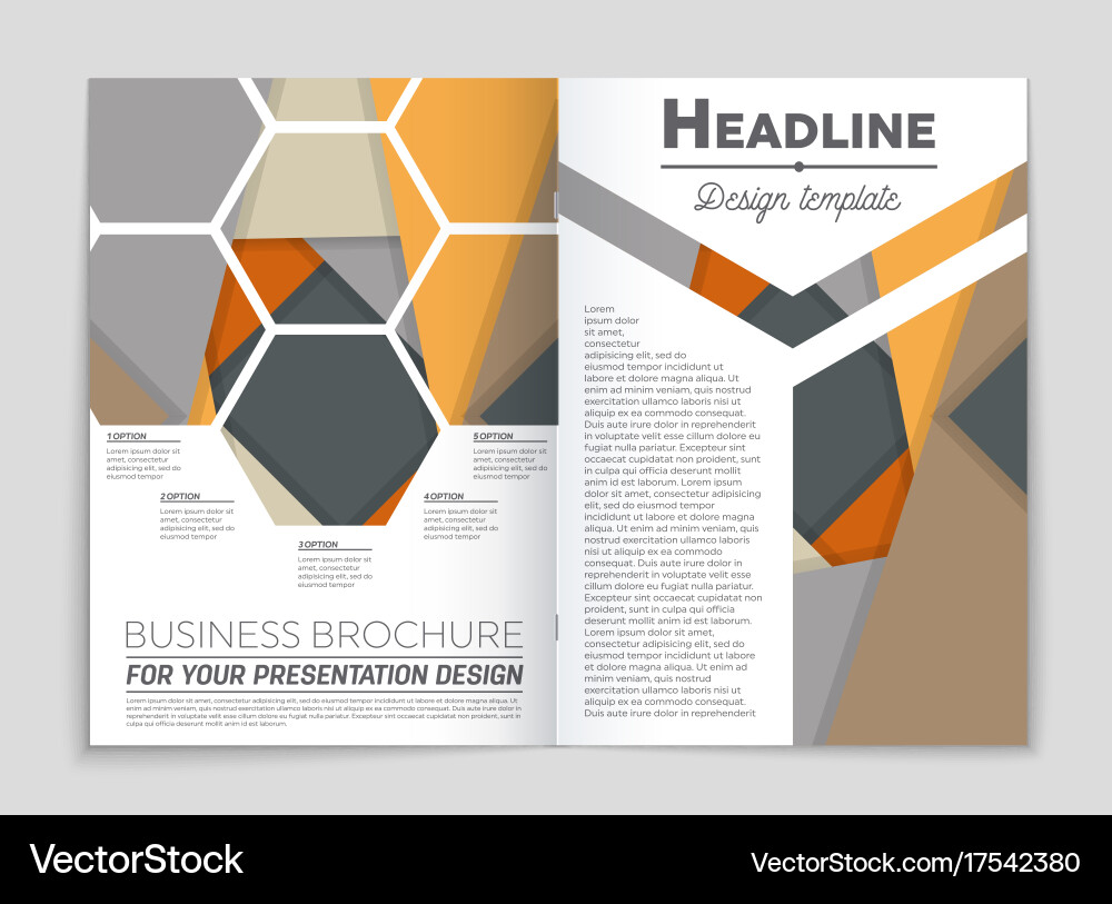 Abstract layout background set for art vector image