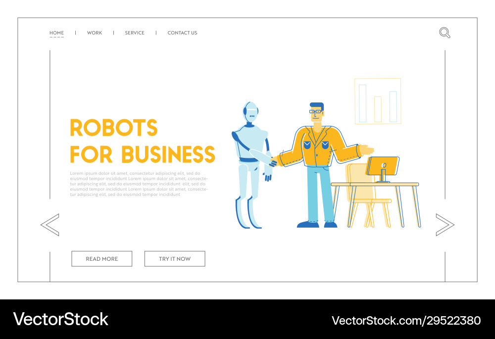 Automation futuristic technologies and artificial Automation futuristic technologies and artificial vector image