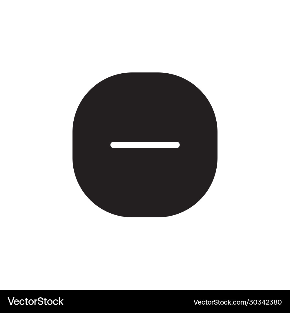 Delete minus remove and mathematics icon perfect Vector Image