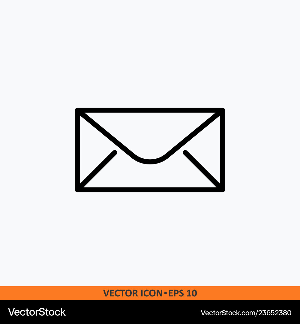 Message Envelope Icon Vector Image