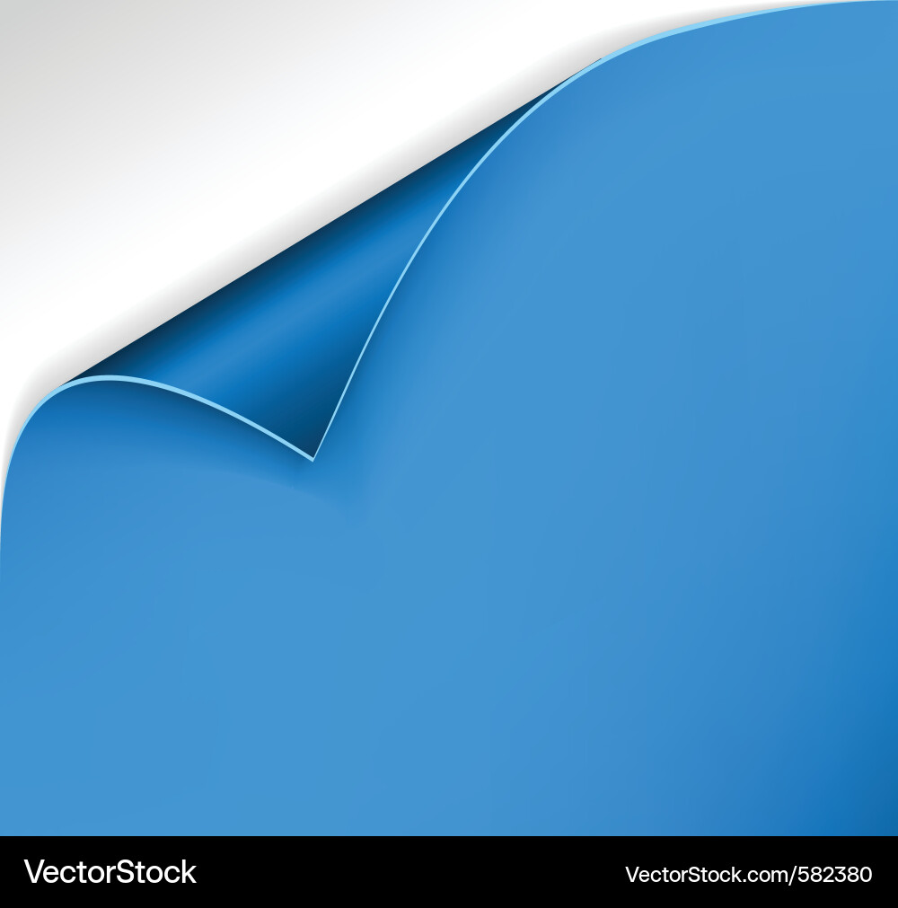 Paper curl vector image