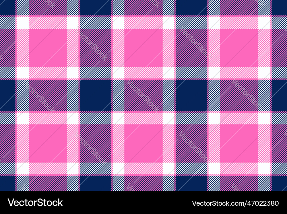 Plaid background check seamless pattern in pink Plaid background check seamless pattern in pink vector image