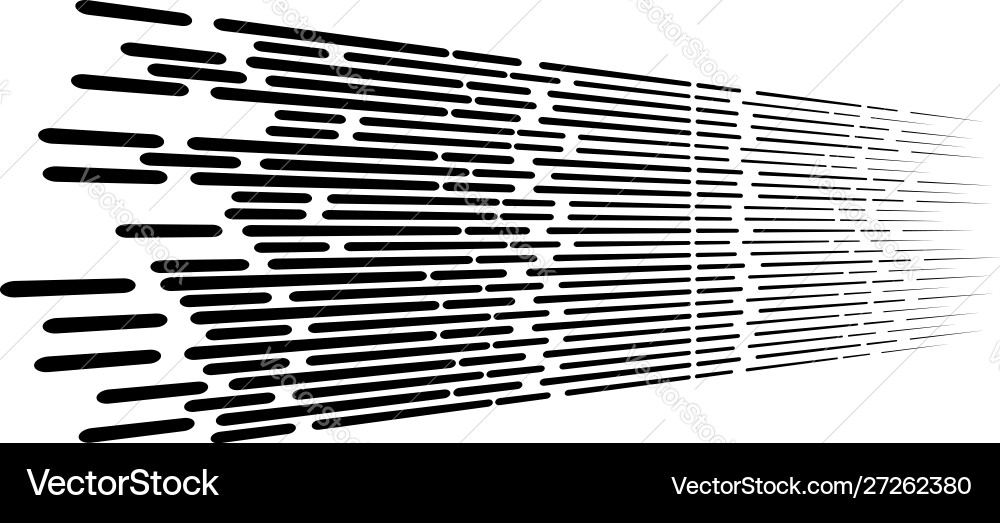 Random 3d dashed lines in perspective segmented Random 3d dashed lines in perspective segmented vector image
