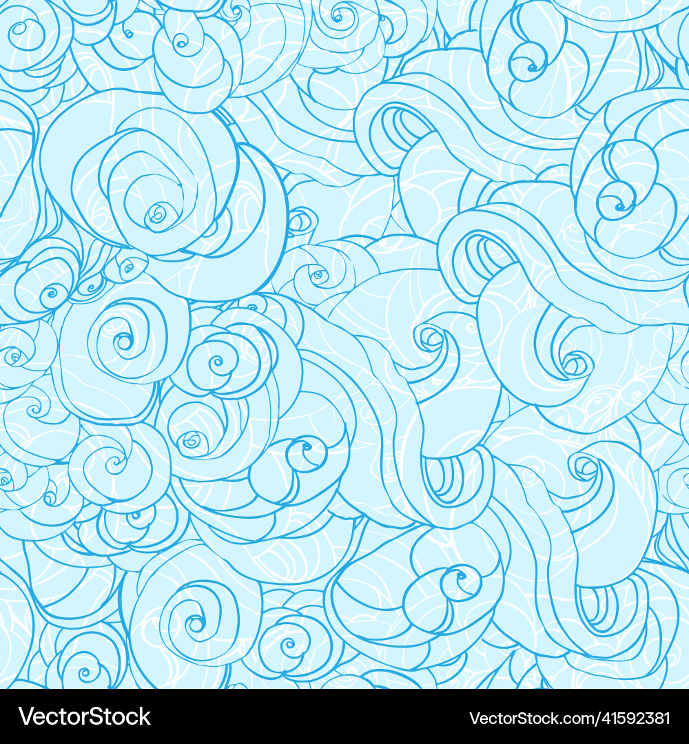 Seamless abstract pattern with clouds Seamless abstract pattern with clouds vector image