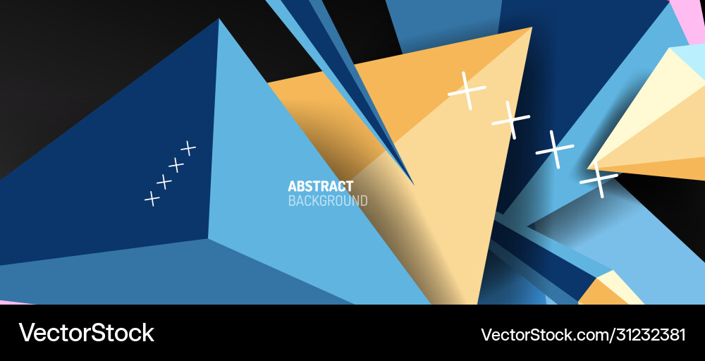 Trendy simple triangle abstract background Trendy simple triangle abstract background Vector Image