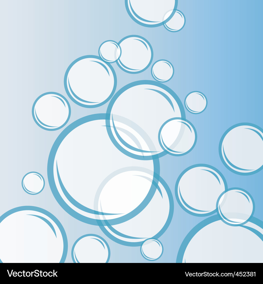 Water drops vector image