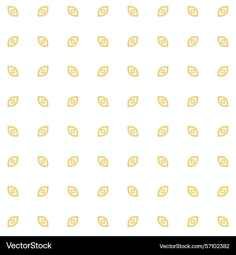 Abstract golden motif pattern backdrop for fabric vector image