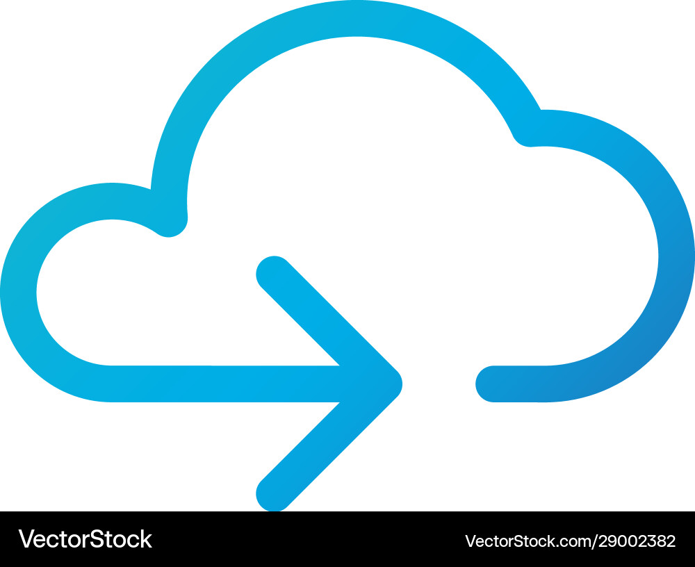 Data cloud icon backup restore upload download Data cloud icon backup restore upload download vector image