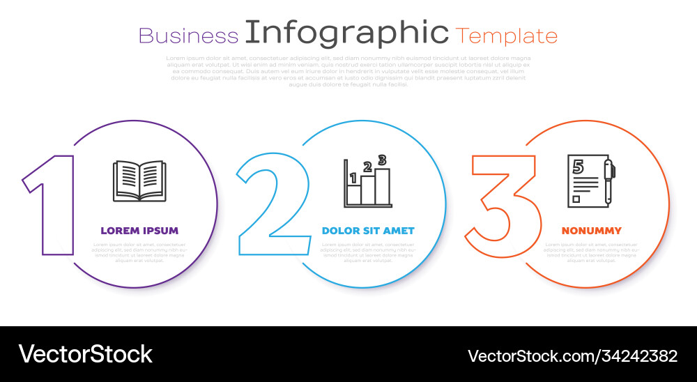 Equation Solution Graph Chart Template Vector Image
