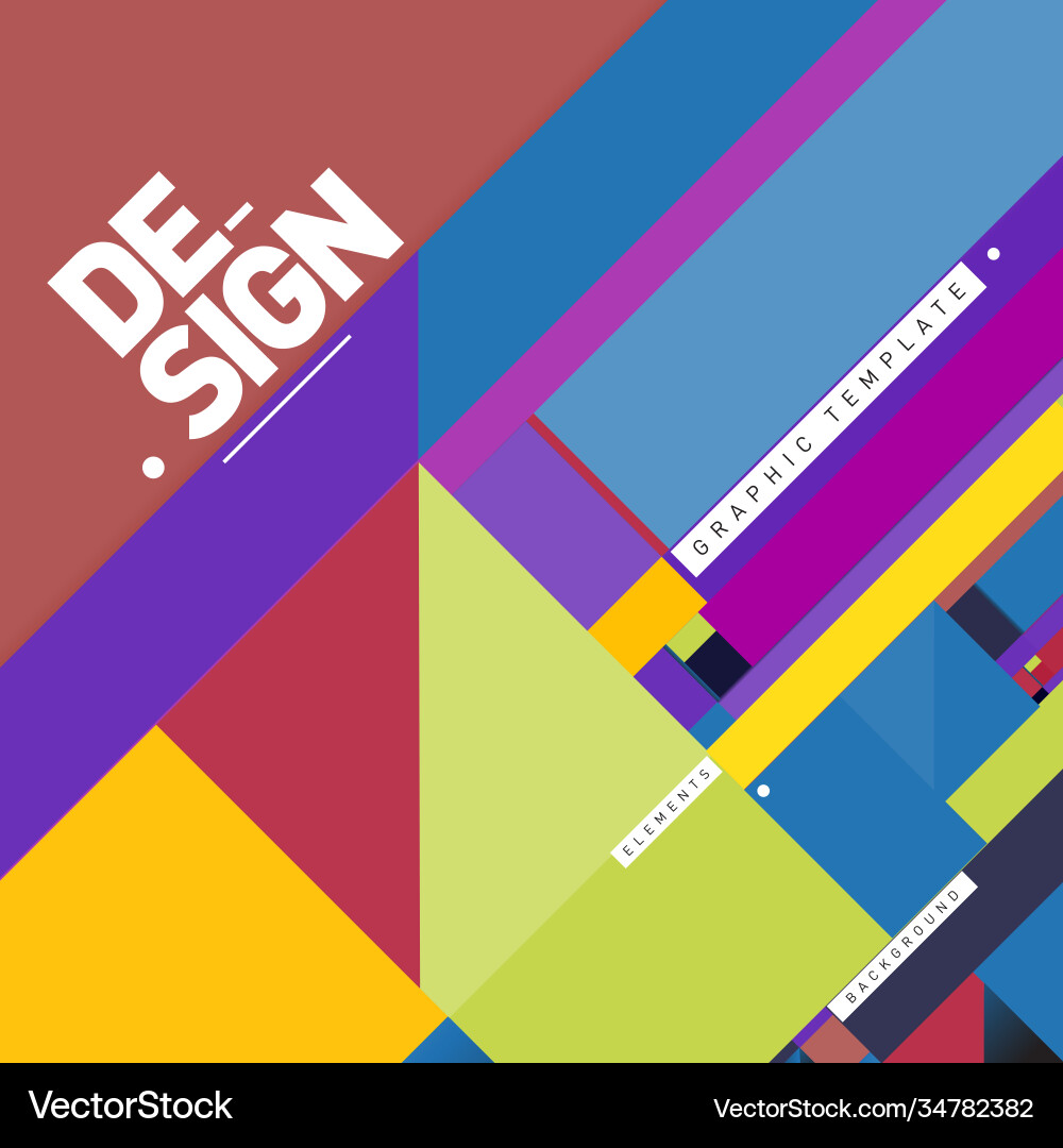 Modern colorful background material design Modern colorful background material design vector image