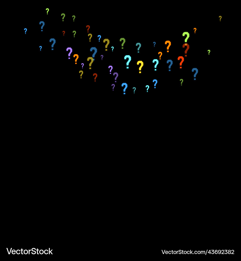 Question marks quiz doubt poll query public Question marks quiz doubt poll query public vector image