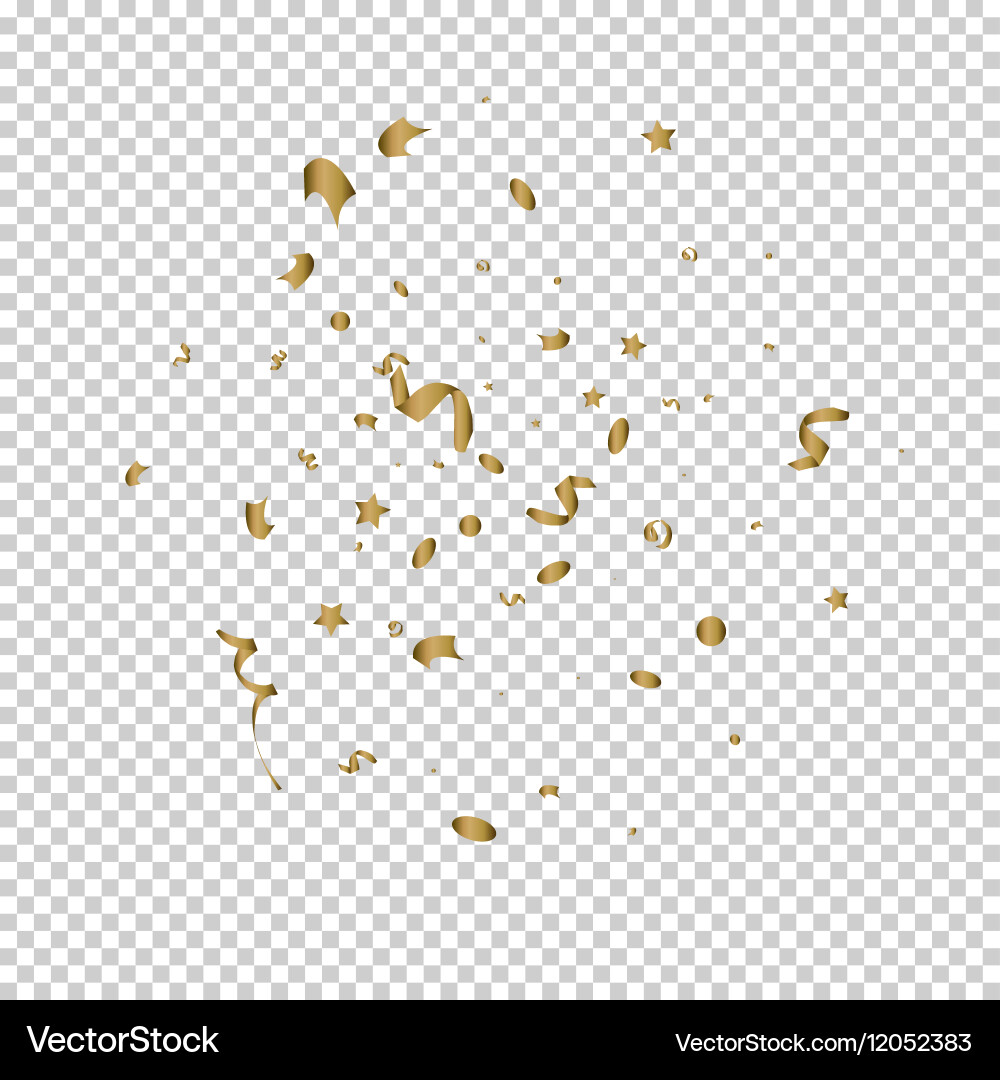 Abstract background with alling golden tiny Vector Image