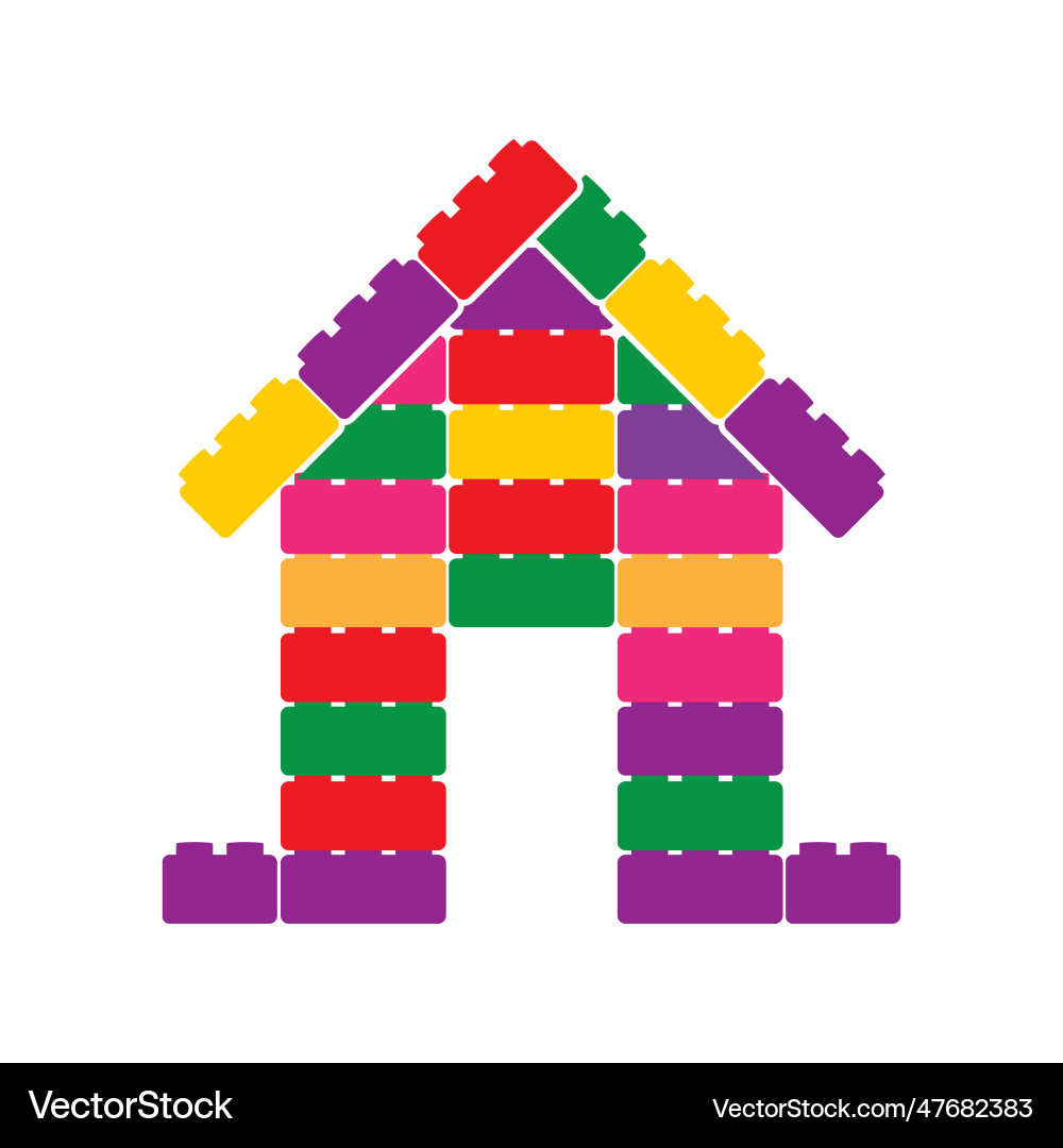 Building Blocks Icon vector image
