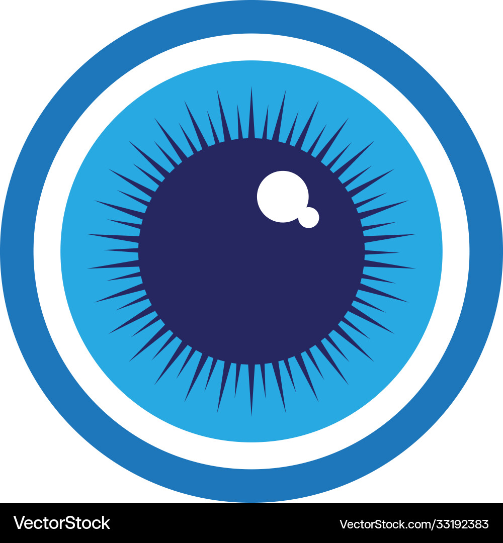 Eye care logo design Eye care logo design vector image
