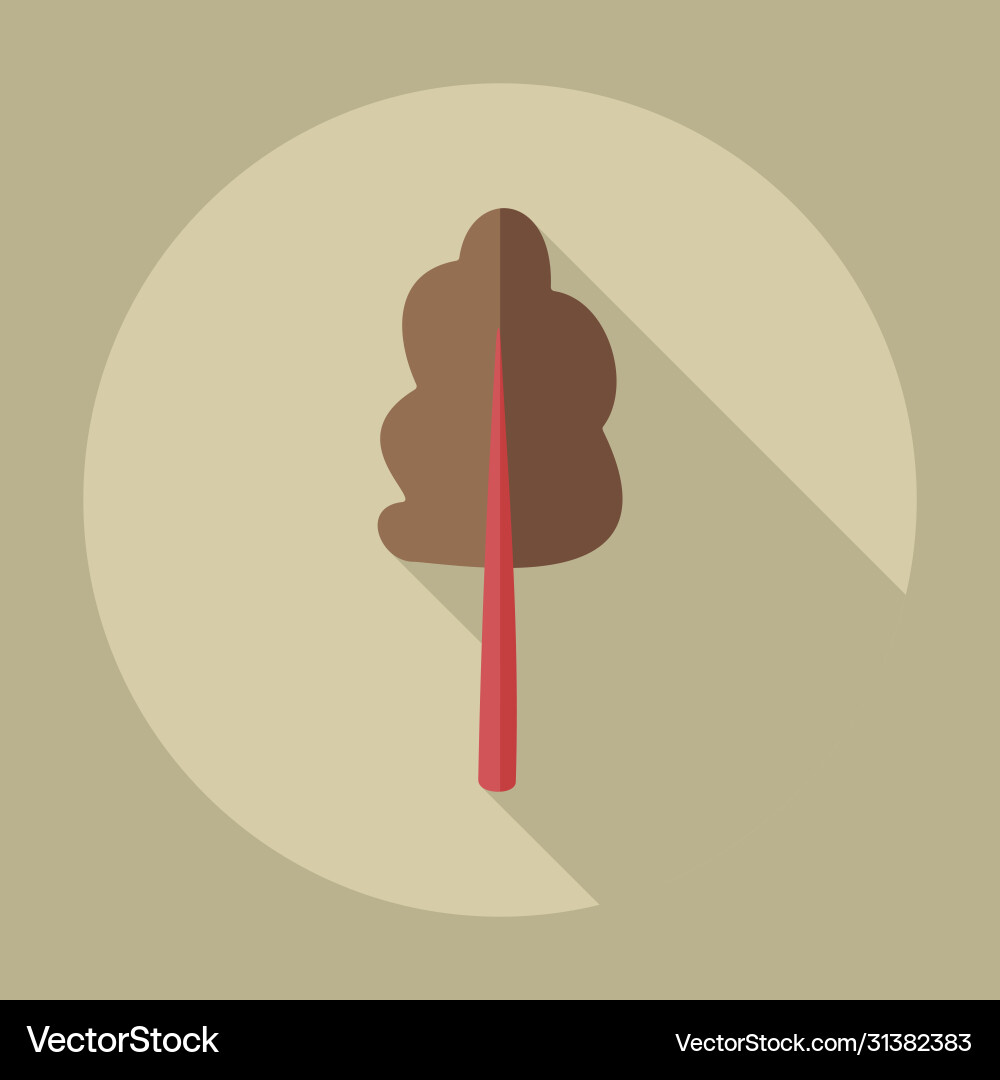 Flat modern design with shadow icons maple Flat modern design with shadow icons maple Vector Image