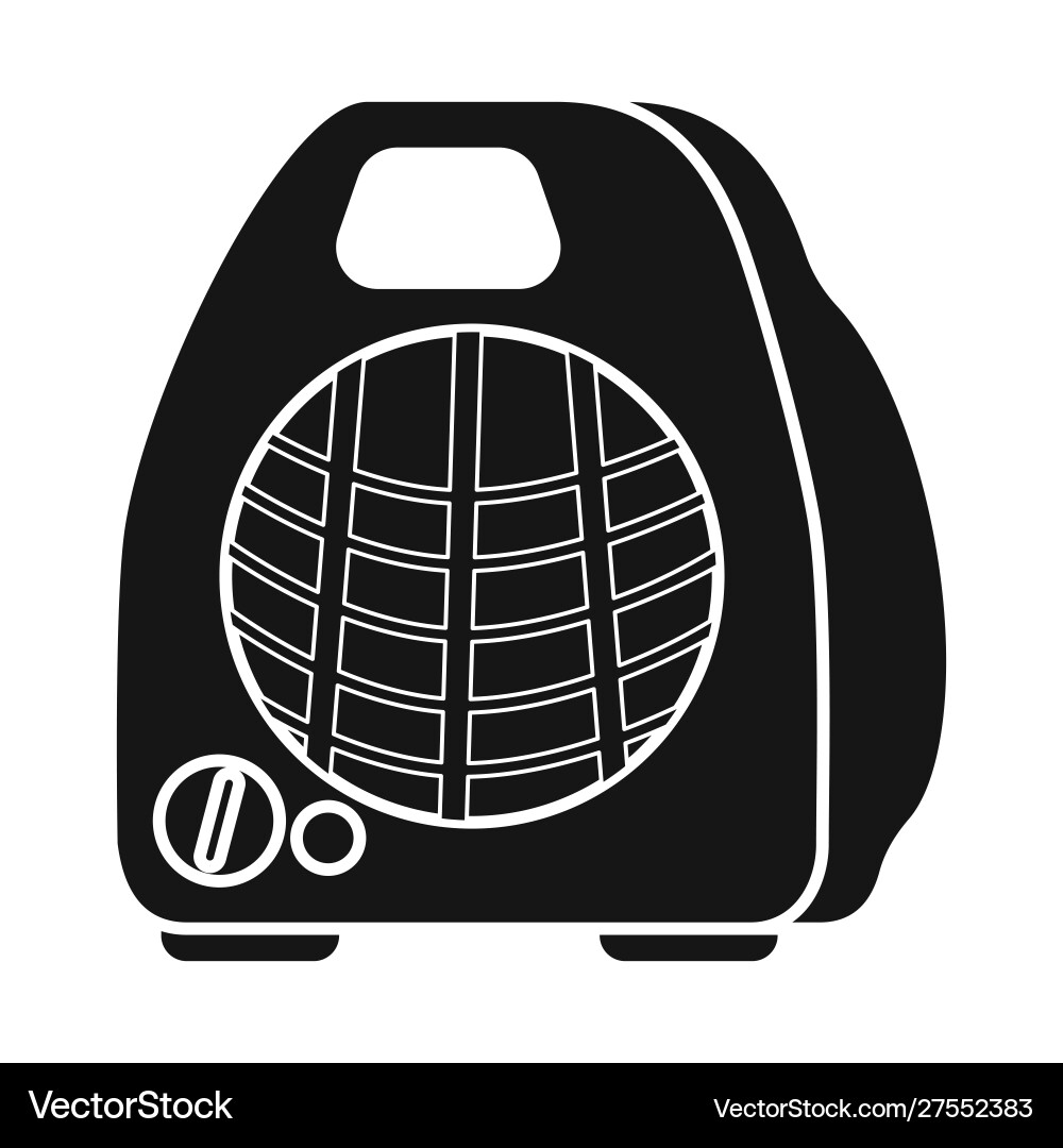 Isolated object heater and portable icon web Vector Image