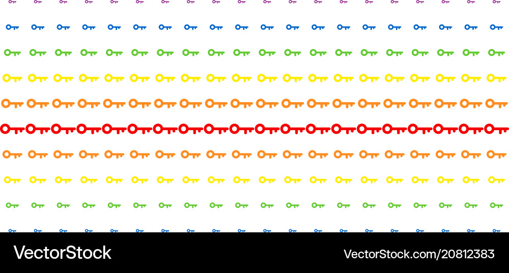 Key shape halftone spectrum grid Key shape halftone spectrum grid vector image