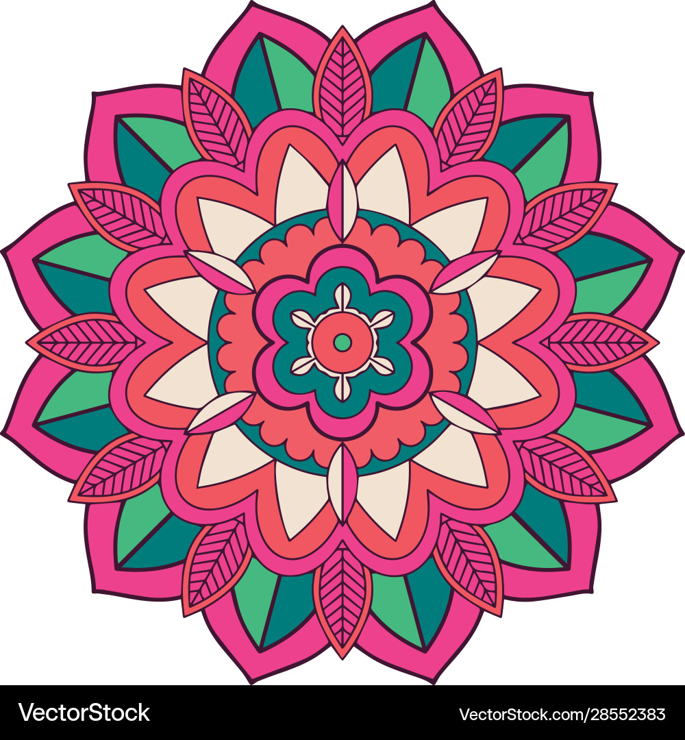 Mandala patterns on isolated background Vector Image