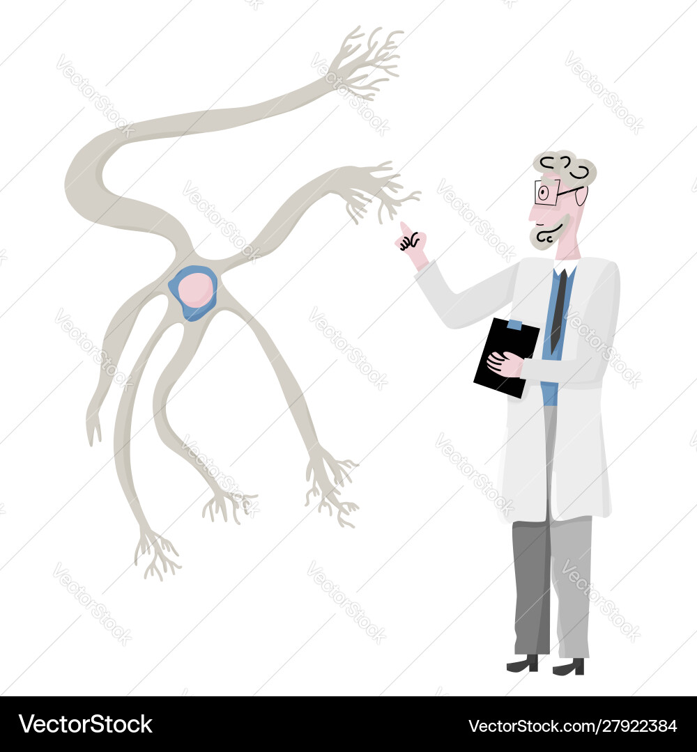 Neuron cells simple design Neuron cells simple design vector image