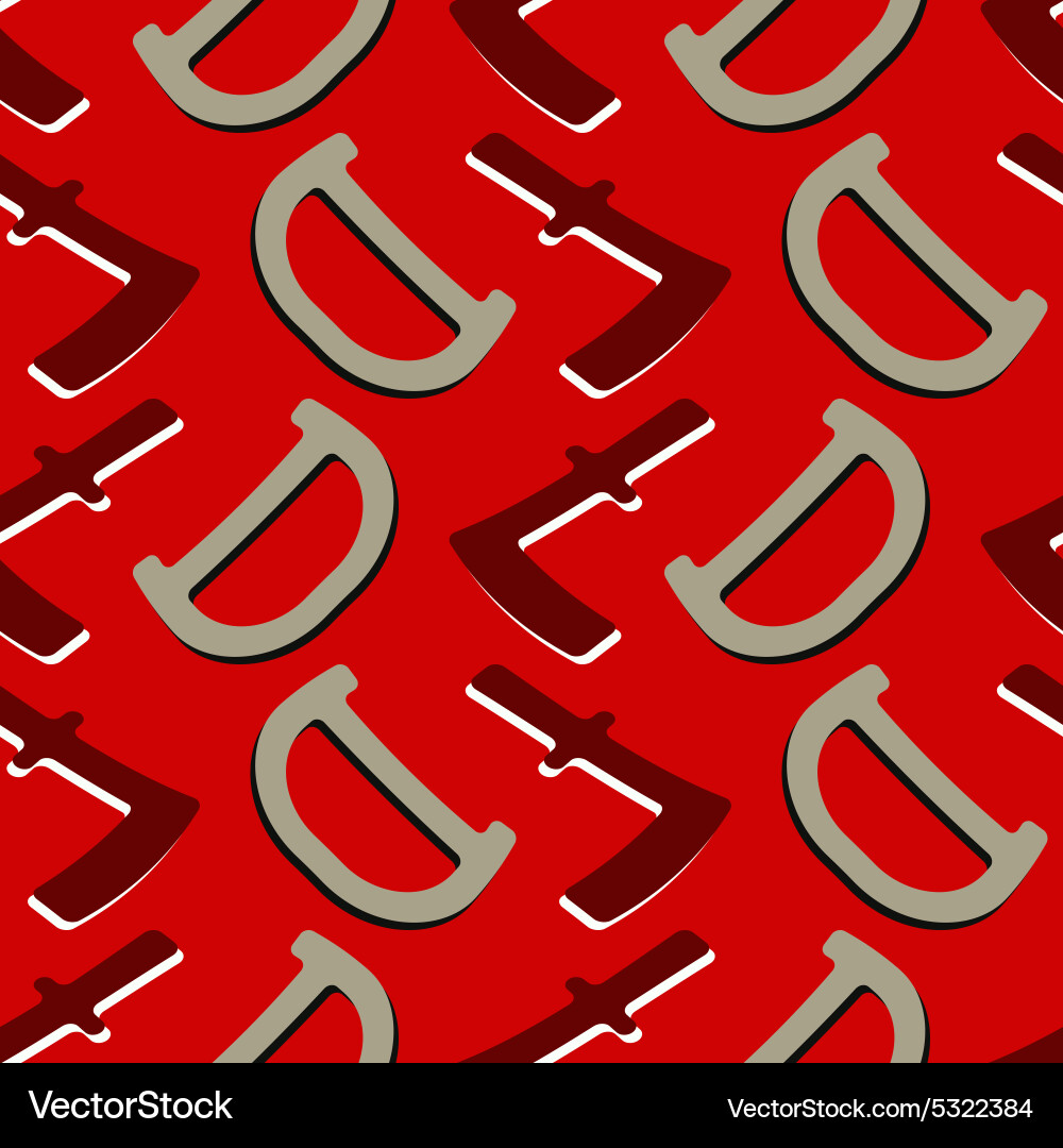 Seamless pattern with different cryptocurrency vector image