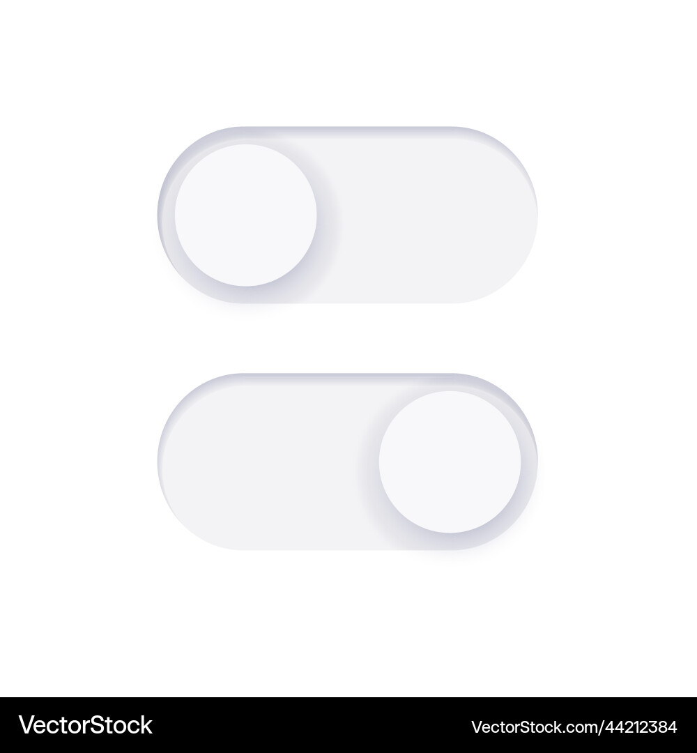 Toggle Switch Icon vector image
